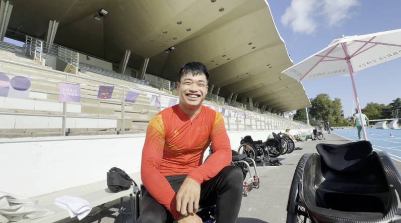 破风“战车”申请出战！巴黎残奥会中国轮椅竞速运动员积极备战中(图1)