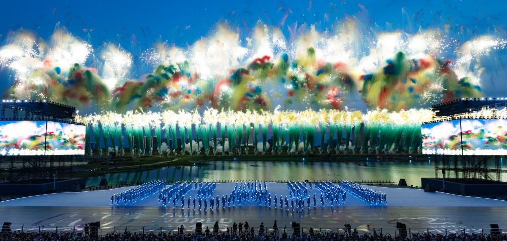 锦城尽缤纷 梦想共绽放——第12届世界运动会开幕式侧记(图2)