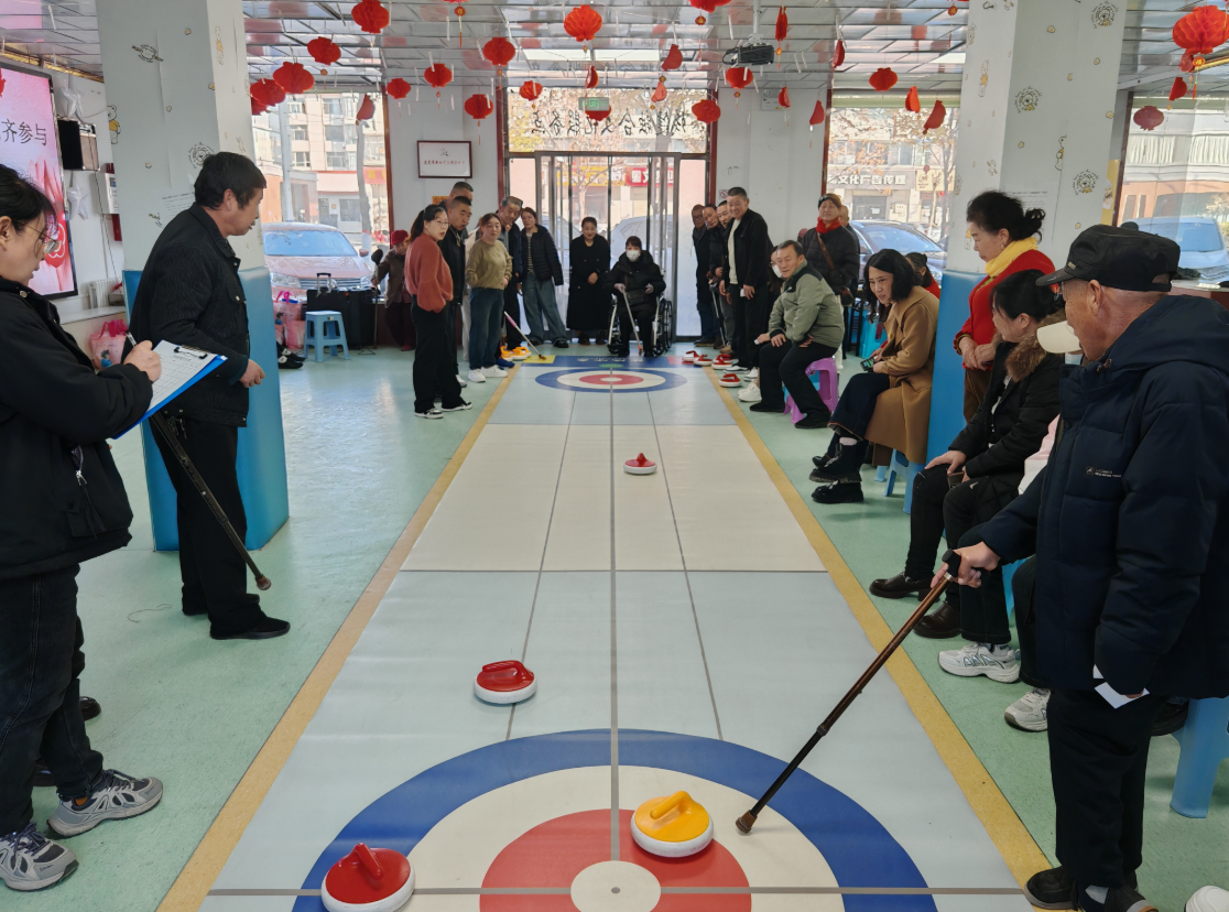 球盟会：灵武市举办残疾人旱地冰壶比赛