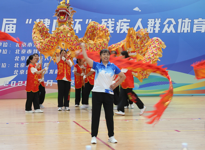 十二届残运会暨九届特奥会羽毛球（大众）比赛开赛