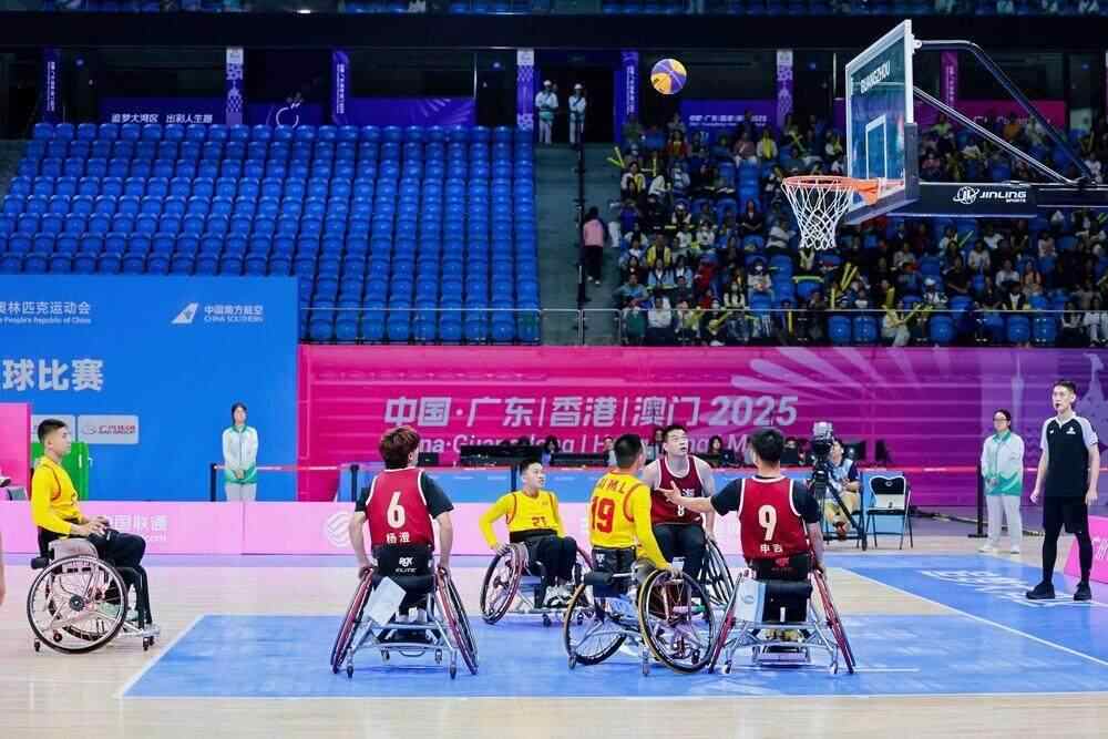 残特奥会轮椅篮球项目开赛首日广东女篮迎开门红
